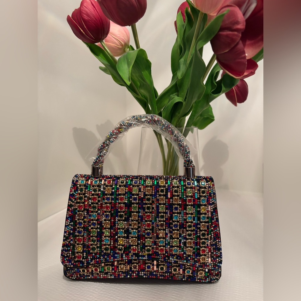 Multicolor Rhinestone Purse 💖 👜 - Picture 2 of 5